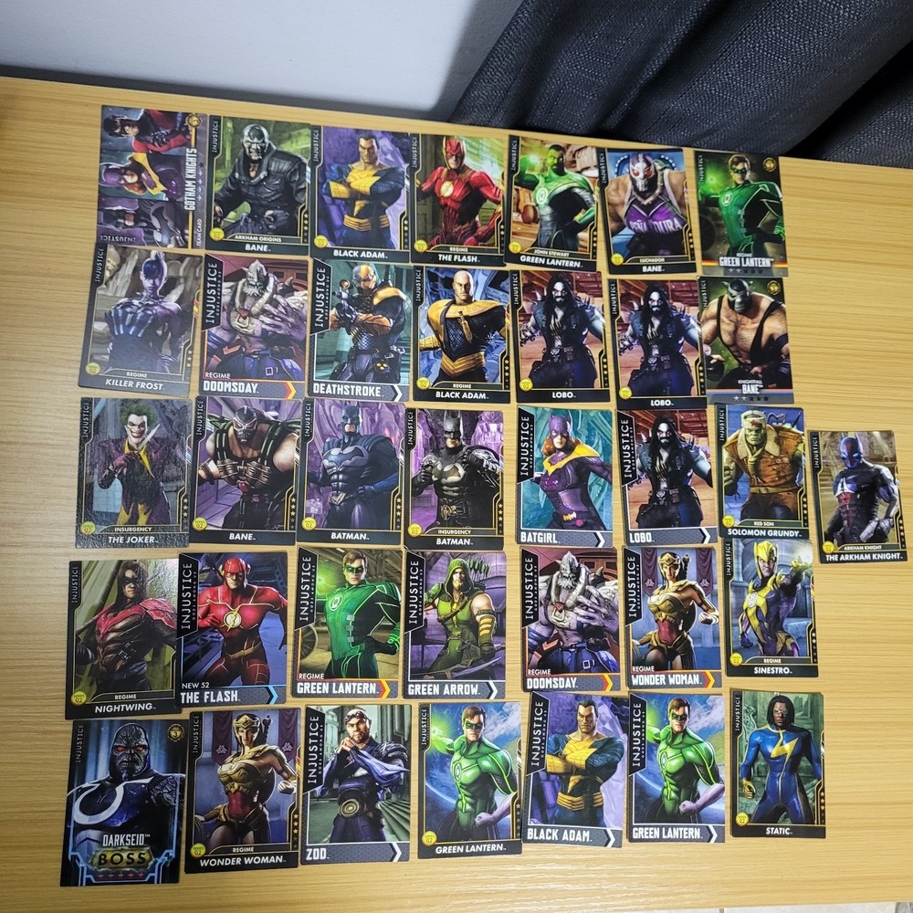 DC Injustice Gods Among Us Series 1-3 Mixed Lot Bundle Darkseid 111/120 Non Holo